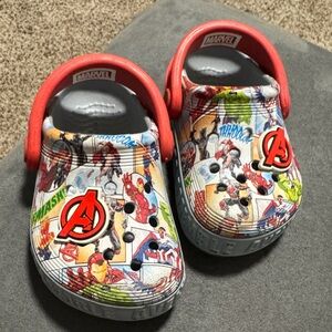 Marvel Avengers Kids crocs - Red and Multicolor